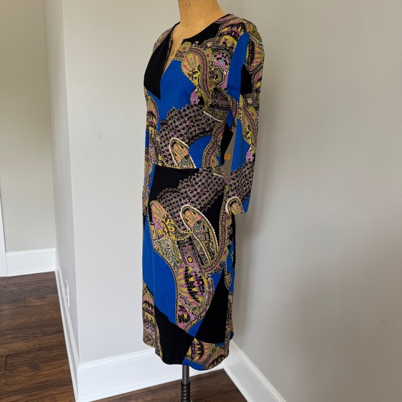 Etro Graphic Print Dress Size 48 (US 12) EUC - Picture 3 of 5